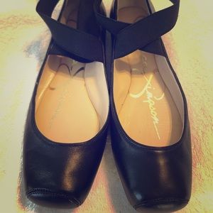 Ballet style black shoes